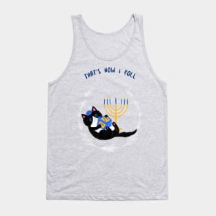 Hanukkah Gift for Cat Lover Tank Top